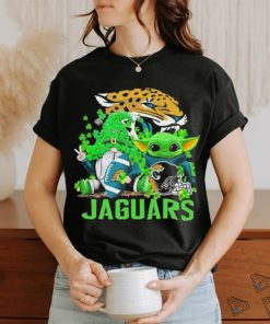 Design jacksonville Jaguars Baby Yoda Happy St.Patrick’s Day Shamrock T Shirt
