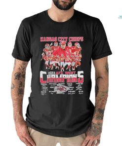 Design kansas City Chiefs 2023 AFC West Champions T Shirt