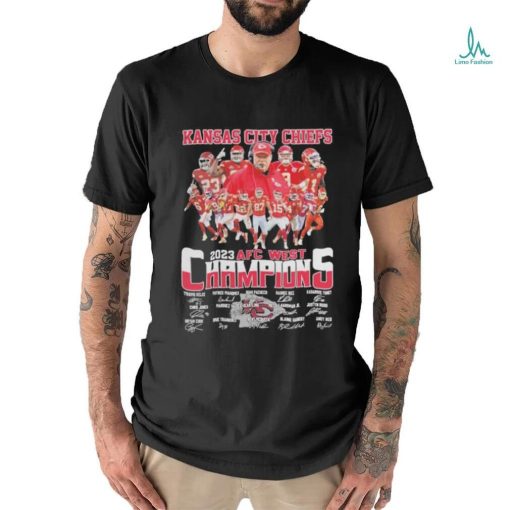 Design kansas City Chiefs 2023 AFC West Champions T Shirt