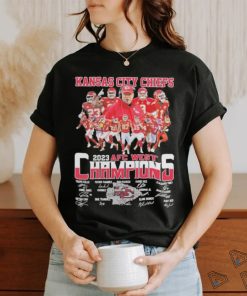 Design kansas City Chiefs 2023 AFC West Champions T Shirt