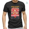 Design kansas city chiefs team afc championship game champions signature shirt