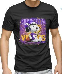 Design minnesota Vikings Mix Snoopy T Shirt
