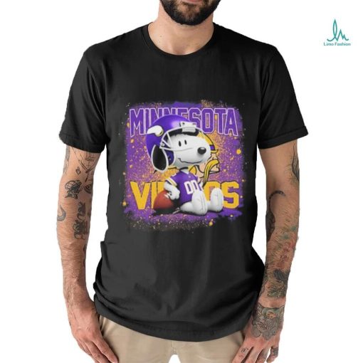 Design minnesota Vikings Mix Snoopy T Shirt