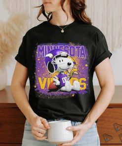 Design minnesota Vikings Mix Snoopy T Shirt