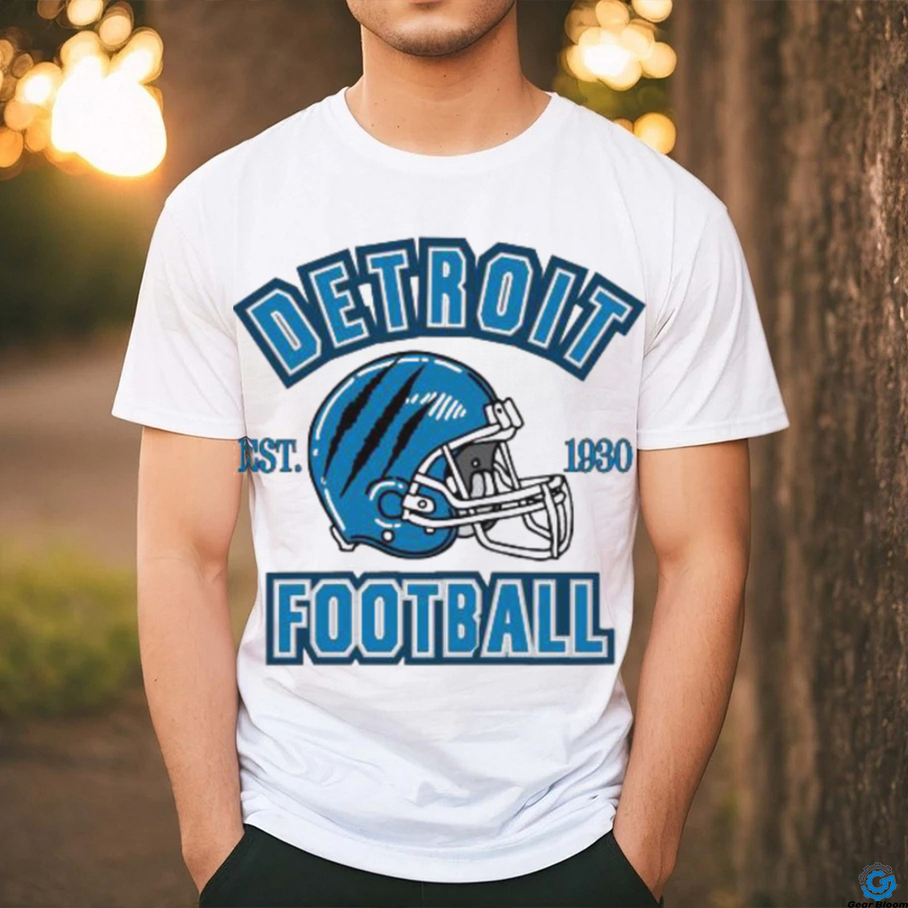 Detroit Football Helmet Claw Lions Est 1930 shirt Detroit Football Helmet Claw Lions Est 1930 shirt