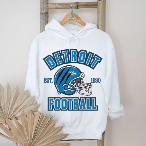 Detroit Football Helmet Claw Lions Est 1930 shirt