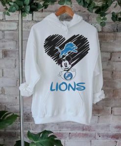 Detroit Football Team Mickey Mouse Heart 2024 shirt