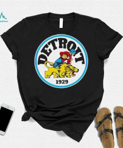 Detroit Lions 1929 Player and lion Logo Shirt