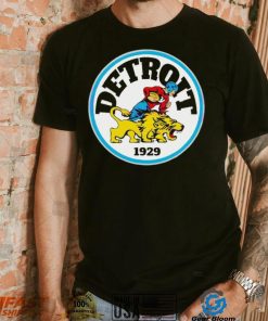 Detroit Lions 1929 Player and lion Logo Shirt