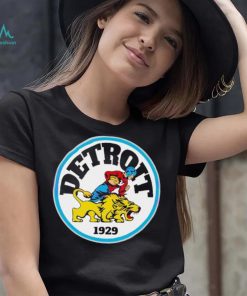 Detroit Lions 1929 Player and lion Logo Shirt