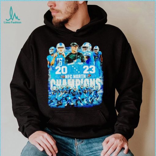 Detroit Lions 2023 NFC North Champs graphic shirt