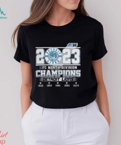 Detroit Lions 2023 North Division Champions 90 seasons sports shirt