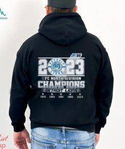 Detroit Lions 2023 North Division Champions 90 seasons sports shirt