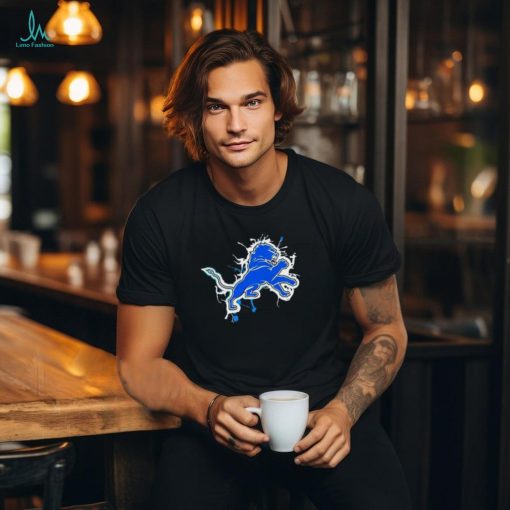 Detroit Lions 2024 Airbrush Art Design T Shirt