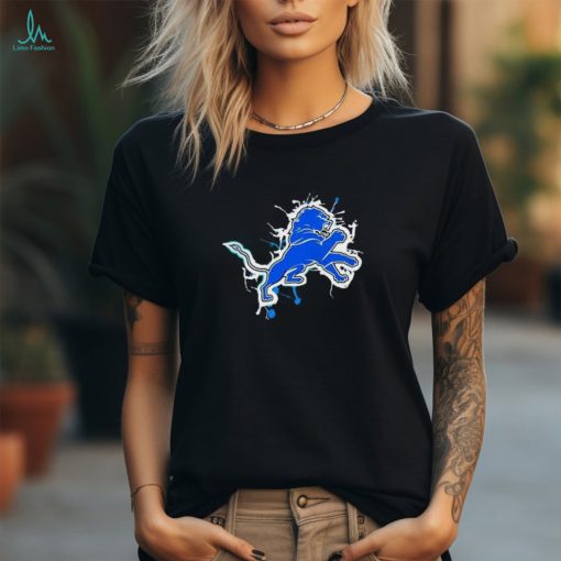 Detroit Lions 2024 Airbrush Art Design T Shirt