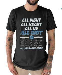 Detroit Lions All Fight All Heart All US All Grit Go Lions shirt