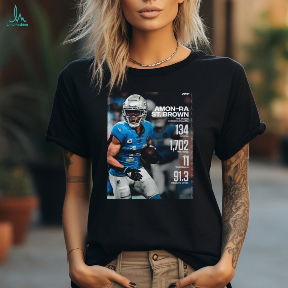 Detroit Lions Amon Ra St.Brown This Season Including Playoffs shirt Detroit Lions Amon Ra St.Brown This Season Including Playoffs shirt