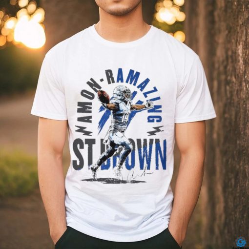 Detroit Lions Amon ra St. Brown Amon ramazing signature shirt
