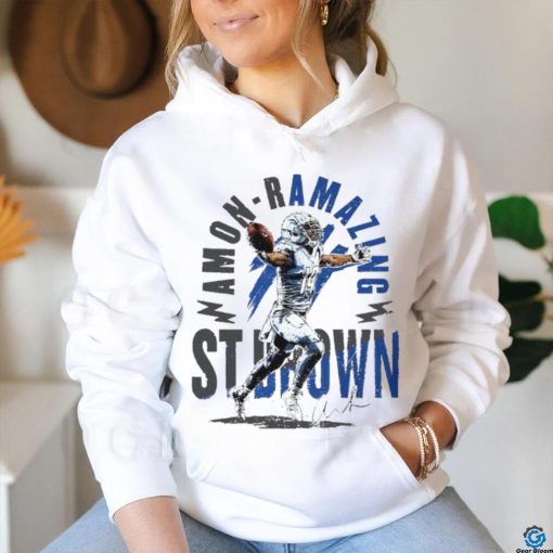 Detroit Lions Amon ra St. Brown Amon ramazing signature shirt