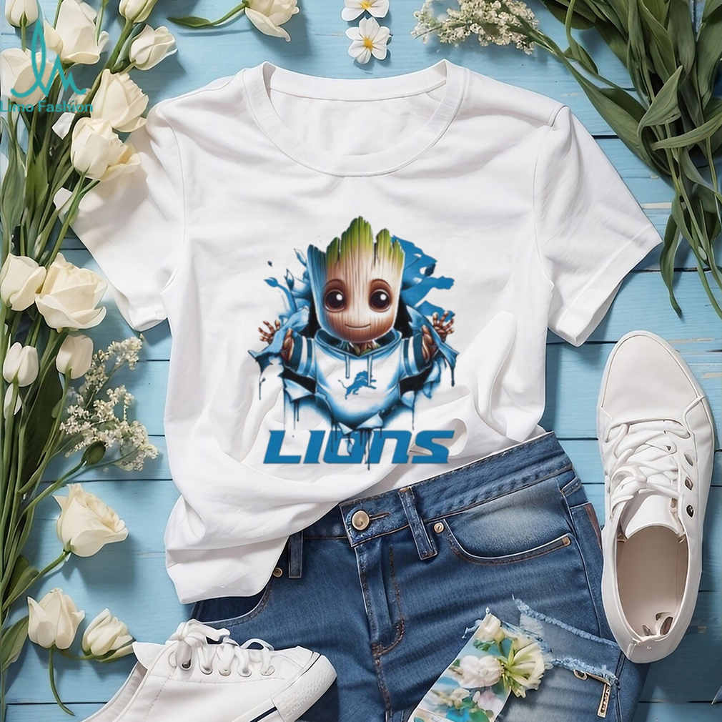 Detroit Lions Baby Groot Blood Inside Me Shirt Detroit Lions Baby Groot Blood Inside Me Shirt