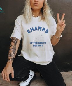 Detroit Lions Champions Of The North Detroit Helmet Shirt