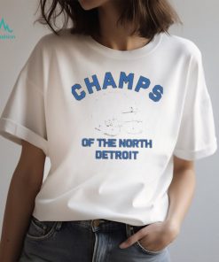 Detroit Lions Champions Of The North Detroit Helmet Shirt