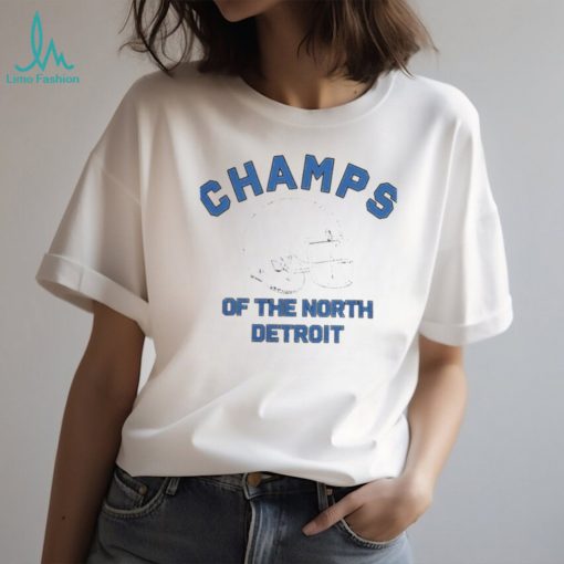 Detroit Lions Champions Of The North Detroit Helmet Shirt