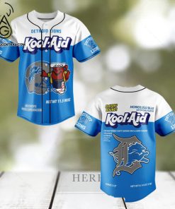 Detroit Lions Classic All Over Print Baseball Jersey