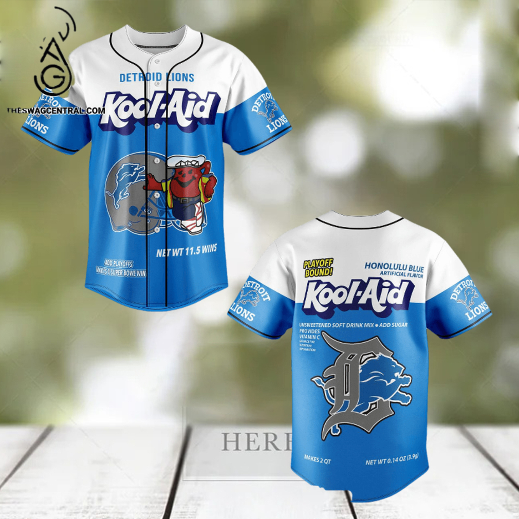 Detroit Lions Classic All Over Print Baseball Jersey Detroit Lions Classic All Over Print Baseball Jersey