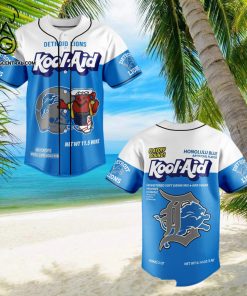 Detroit Lions Classic All Over Print Baseball Jersey