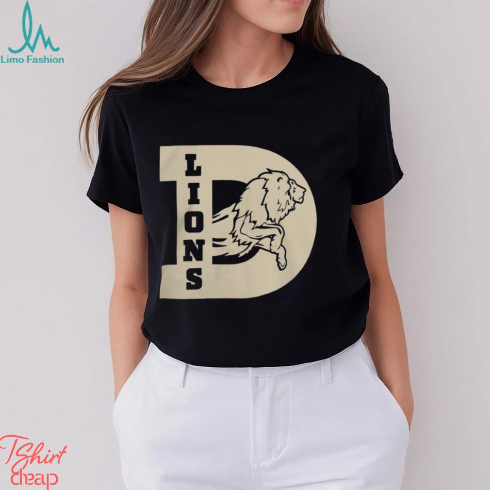 Detroit Lions D Logo Tee Shirt Detroit Lions D Logo Tee Shirt
