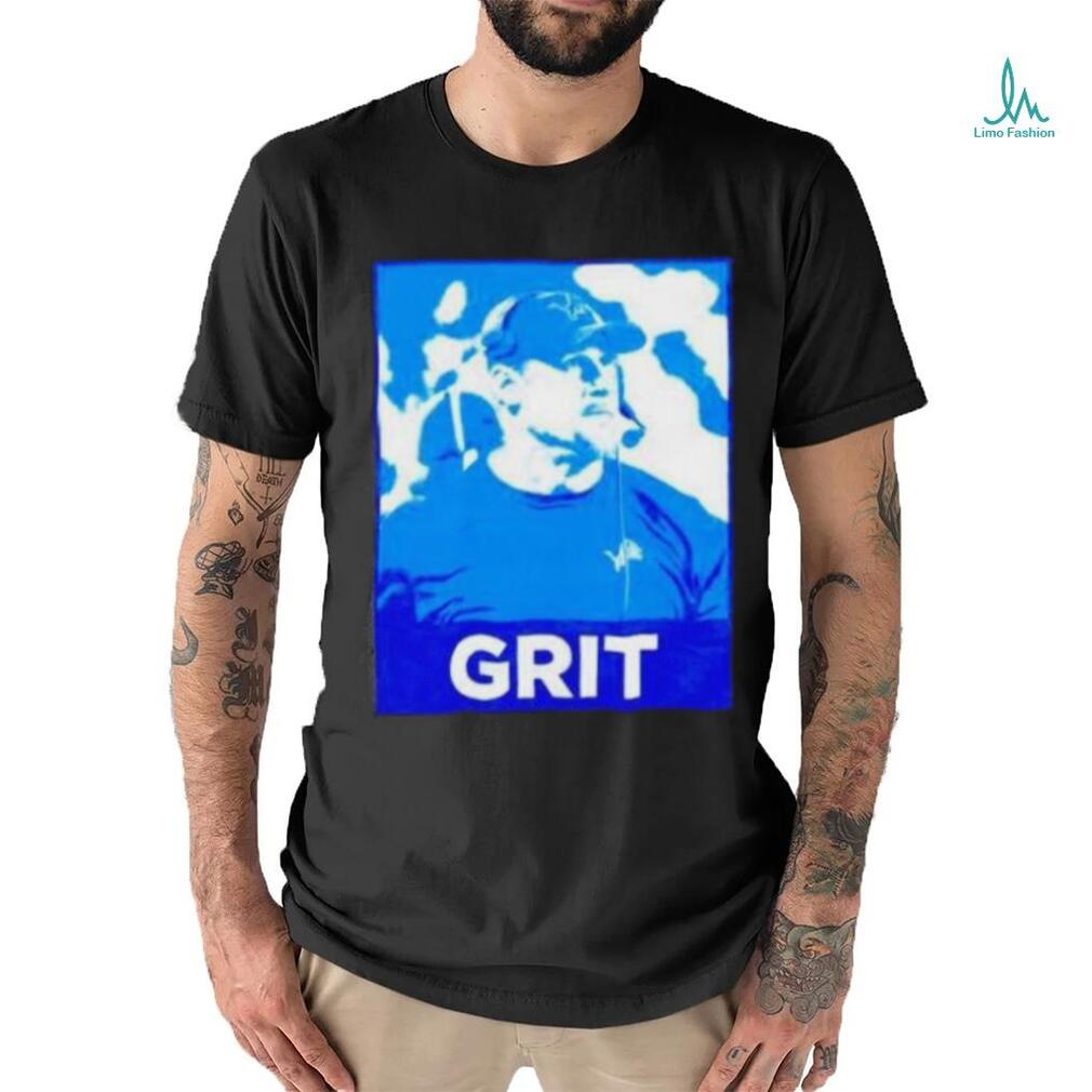 Detroit Lions Dan Campbell Grit Shirt Detroit Lions Dan Campbell Grit Shirt