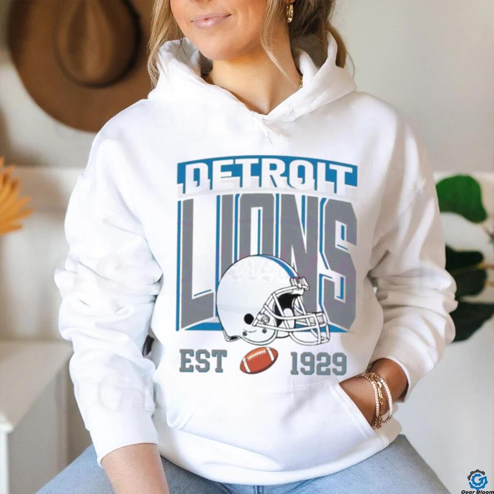 Detroit Lions Est 1929 Helmet shirt Detroit Lions Est 1929 Helmet shirt