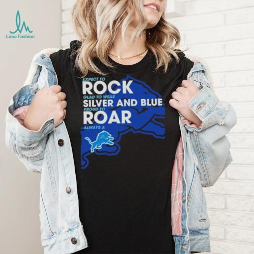 Detroit Lions Expect to rock clad to wear silver and blue shirt