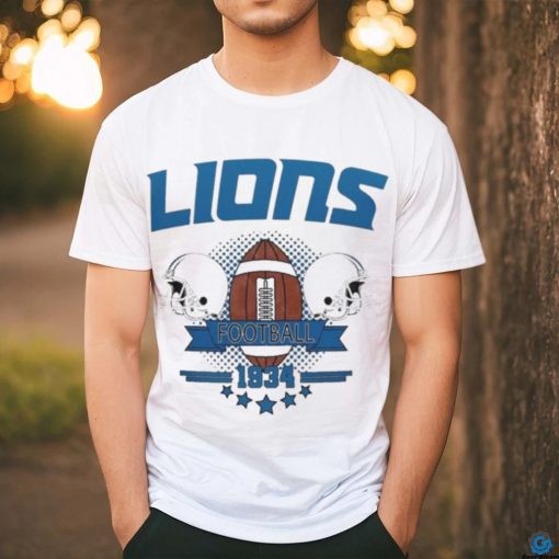 Detroit Lions Football 1934 NFC Championship Personalized Baseball Shirt