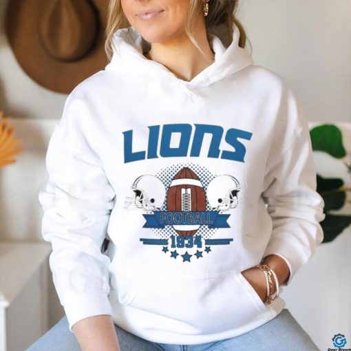 Detroit Lions Football 1934 NFC Championship Personalized Baseball Shirt