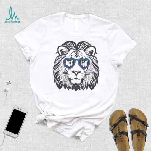 Detroit Lions Football Glasses Shirt