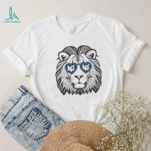 Detroit Lions Football Glasses Shirt