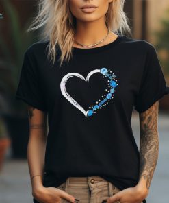 Detroit Lions Football Heart All Team Logo 2024 shirt