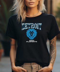 Detroit Lions Football Player Name 2023 Playoffs Logo Shirt