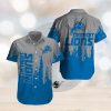 Detroit Lions The King Of Football Custom Name Hawaiian Shirt