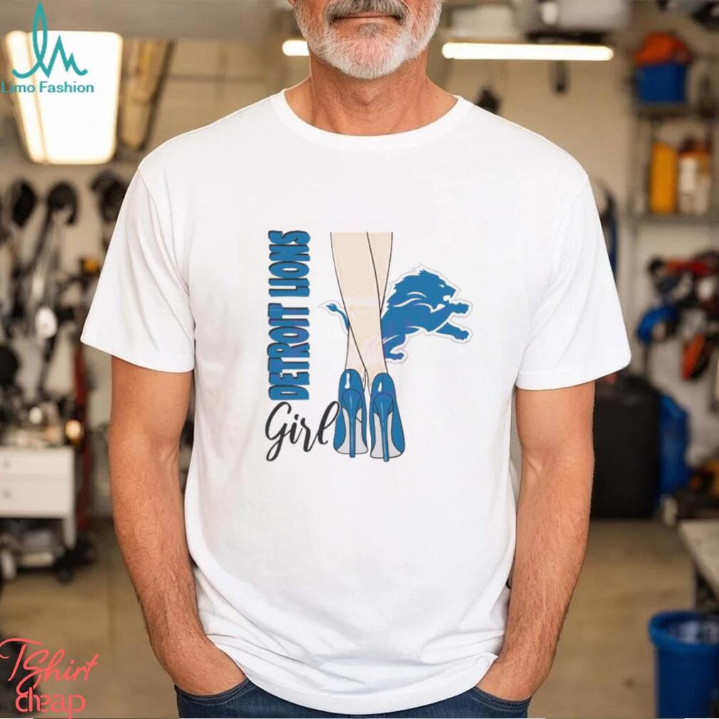 Detroit Lions Girl Logo High Heels 2024 Shirt Detroit Lions Girl Logo High Heels 2024 Shirt