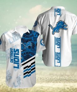 Detroit Lions Hawaiian Short Sleeves Hawaiian Shirt