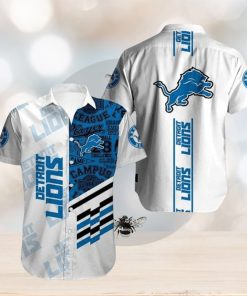 Detroit Lions Hawaiian Short Sleeves Hawaiian Shirt