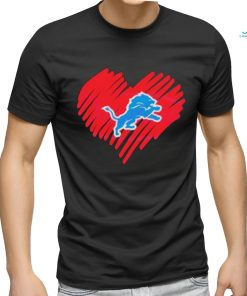 Detroit Lions Heart Football Lover Shirt