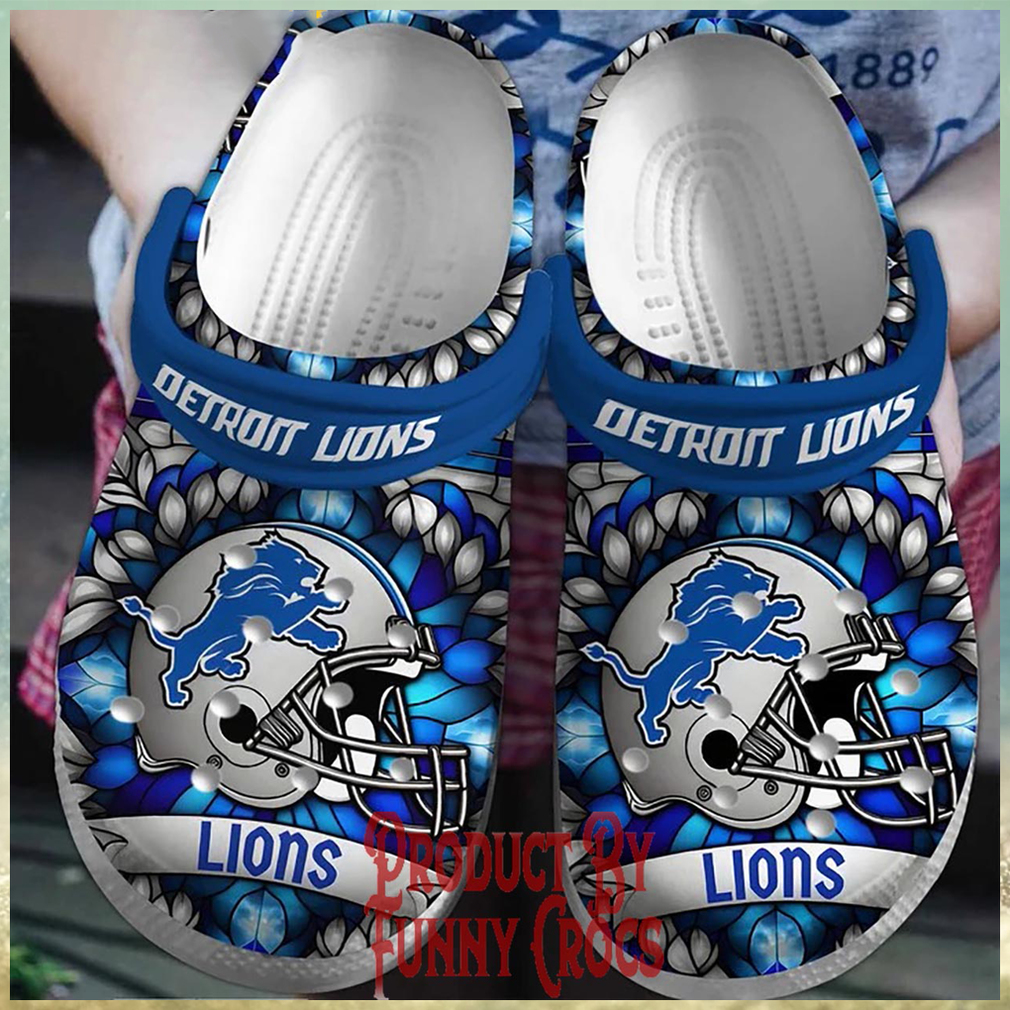 Detroit Lions Helmet Crocs Detroit Lions Helmet Crocs
