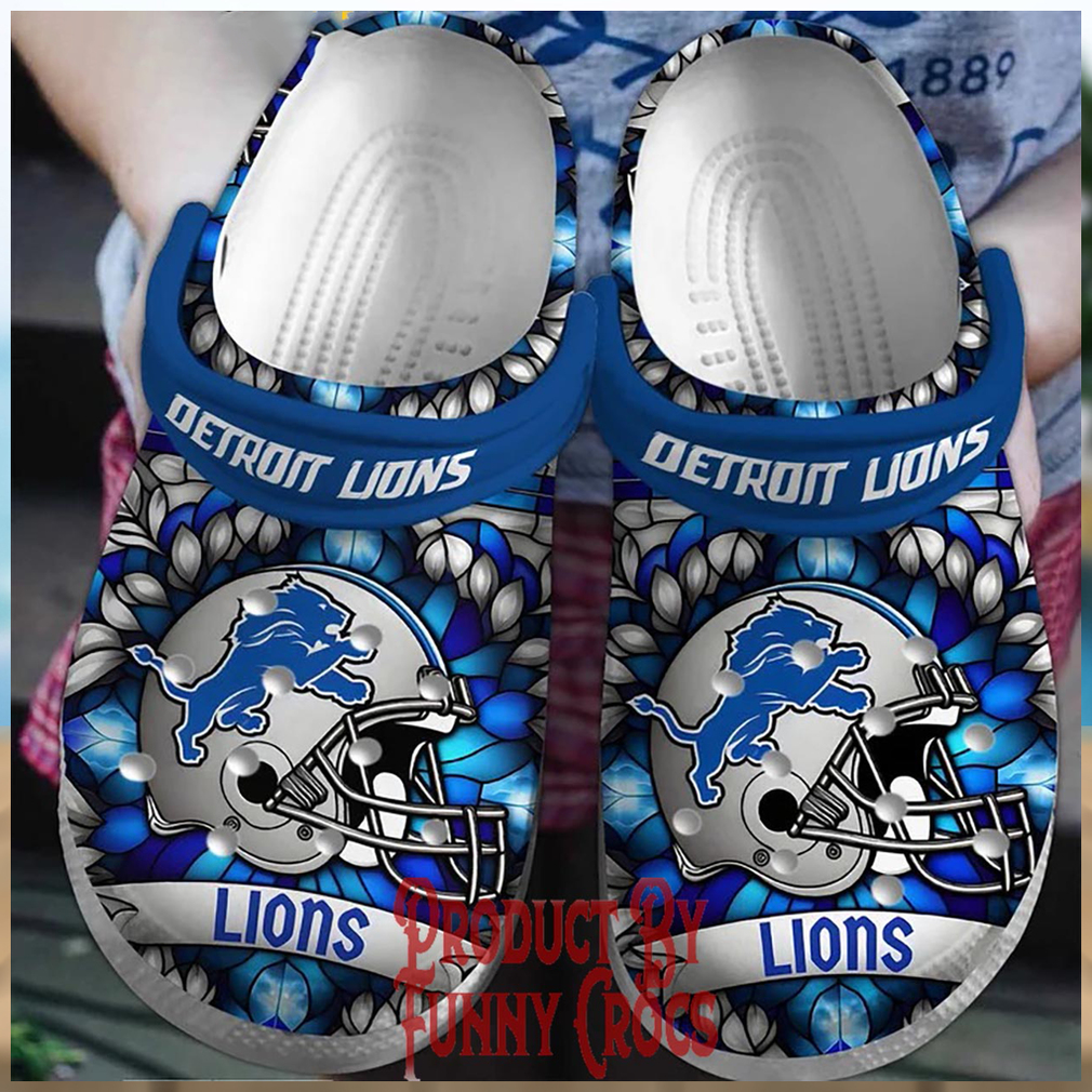 Detroit Lions Helmet Crocs Detroit Lions Helmet Crocs
