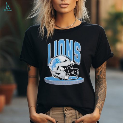 Detroit Lions Helmet Platform Helmet Shirt