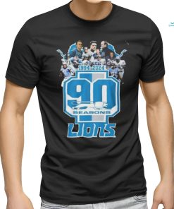 Detroit Lions Legends 90th Season 1934 2024 Shirt