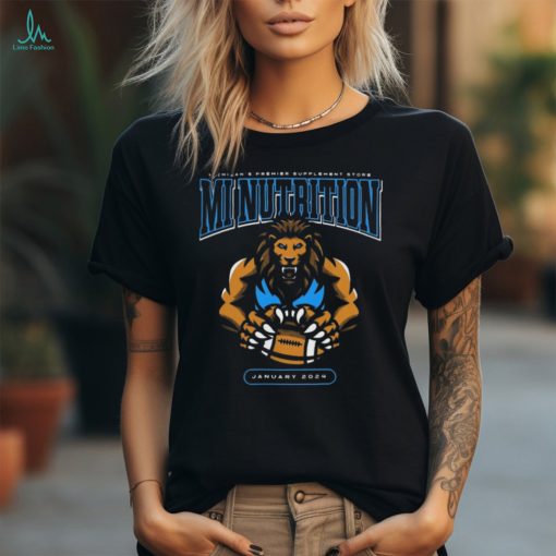 Detroit Lions Mi Nutrition January 2024 t shirt